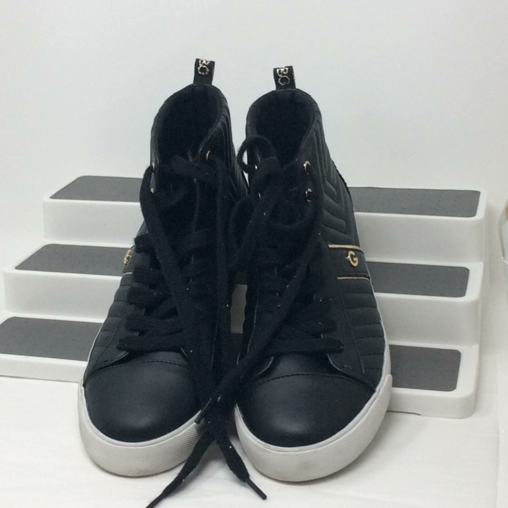GBG Designer Leather Hightop Sneakers Women’s 9.5M